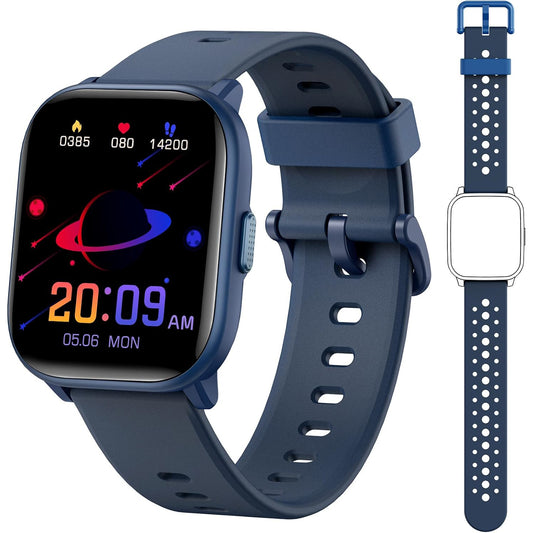 Kids Bluetooth Smart Watch with IP68 Waterproof, 19 Sports Modes, Sleep Tracking, Pedometer, Stopwatch